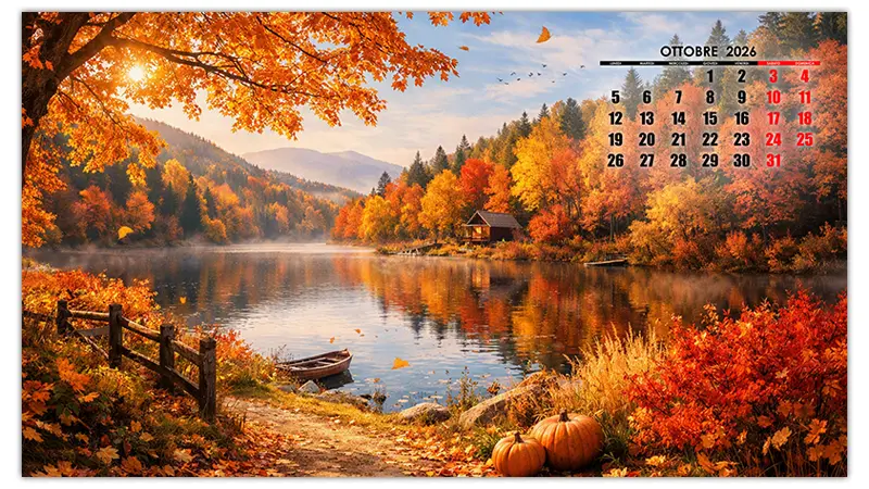 Sfondo desktop ottobre 2026